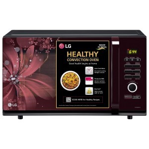 LG 32 L Convection Microwave Oven (MC3286BRUM, Black, 360° Motorised Rotisserie & Diet Fry)