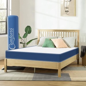 Comforto Siesta 4 Inch Dual Comfort Single Size Foam Mattress (72x30x4 Inch) - Mattress in a Box