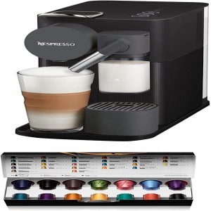 Nespresso by De'Longhi Lattissima One Original Espresso Machine with Milk Frother, Black, Coffee Pod Machine