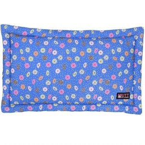 Mutt of Course Mat Over Donuts Mat for Dogs  (Blue)