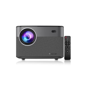 Portronics Beem 300 Smart LED Projector with Android, 4300 Lumens (300 ANSI), 1080p FHD Resolution, Up to 200 Inches, OTT Apps, WiFi/Ethernet, Screen Mirroring, 10 Watt Speaker (Black)